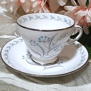 Beautiful Vintage Royal Grafton -Vogue Teacup & Saucer